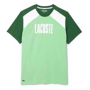Men's Lacoste Block T Shirt in Green