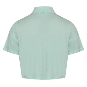Women's Lacoste Fit Printed Organic Cotton Polo in Green