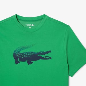 Men's Lacoste Medvedev Tennis T Shirt in Green