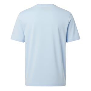 Men's Lacoste Print Cotton T Shirt in Blue