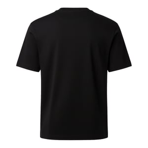 Men's Lacoste Fit Heavy Cotton Badge T Shirt in Black