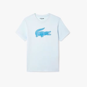 Men's Lacoste Dry XXL Logo Sport T Shirt in Blue