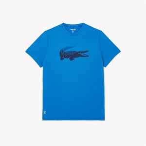 Men's Lacoste Medvedev Tennis T Shirt in Blue