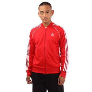Men's adidas Originals Classics SST Track Jacket in Red