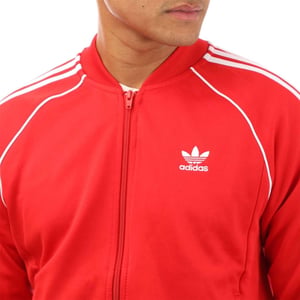 Men's adidas Originals Classics SST Track Jacket in Red