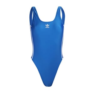 Women's adidas Originals 3 Stripes Swimsuit in Blue