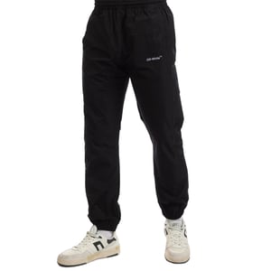 Men's Off White Outline Track Pants in Black