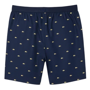 Men's Lacoste Poplin Pyjama Shorts in Navy