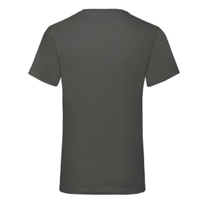 Fruit of the Loom Heren Valueweight V Neck T-shirt (Licht Grafiet)