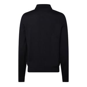 Men's Boss Regular Fit Shirt in Virgin Wool in Dark Blue