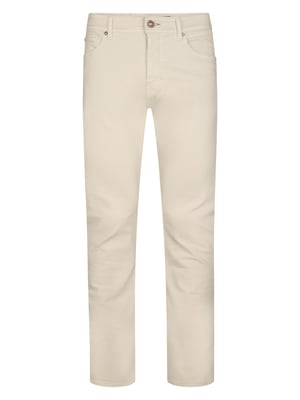 Petrol Industries - Heren Starling Straight Fit Gekleurde Denim Serpiente - Wit