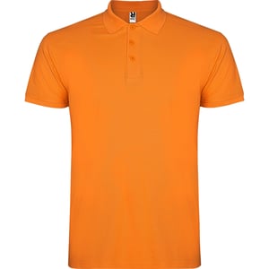 Roly Heren Ster Poloshirt (Oranje)
