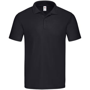 Fruit of the Loom Heren Origineel Polo Shirt (Zwart)