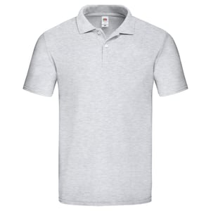 Fruit of the Loom Heren Original Heather Poloshirt (Grijs)
