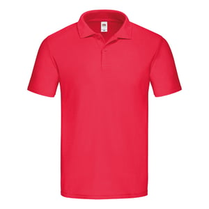 Fruit of the Loom Heren Origineel Polo Shirt (Rood)