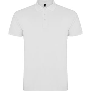Roly Heren Ster Poloshirt (Wit)
