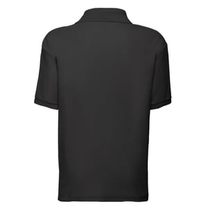 Fruit of the Loom Kinder/Kinder 65/35 Poloshirt (Zwart)