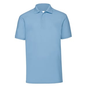 Fruit of the Loom Heren 65/35 Poloshirt (Hemelsblauw)