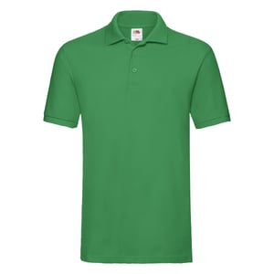 Fruit of the Loom Heren Premium Polo Shirt (Kelly Groen)
