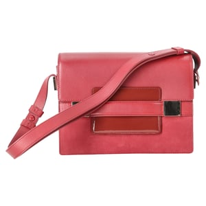 Delvaux Madame PM Schoudertas in Rood Leer