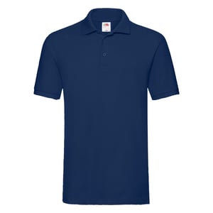 Fruit of the Loom Heren Premium Polo Shirt (Marine)