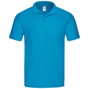 Fruit of the Loom Heren Origineel Polo Shirt (Azuurblauw)