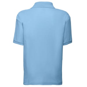Fruit of the Loom Kinder/Kinder 65/35 Poloshirt (Hemelsblauw)