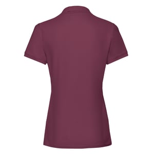 Fruit of the Loom Dames/Dames Premium Effen Poloshirt (Bourgondië)