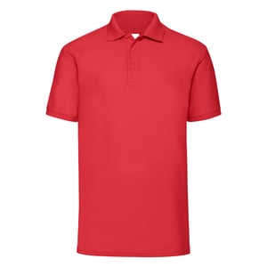 Fruit of the Loom Heren 65/35 Poloshirt (Rood)