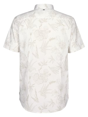 Petrol Industries - Heren All-over print overhemd Scout - Wit