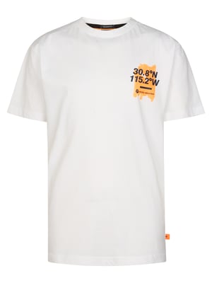 Petrol Industries - Jongens T-shirt met rugprint Vaquero - Wit