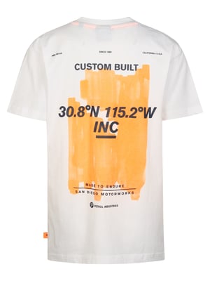 Petrol Industries - Jongens T-shirt met rugprint Vaquero - Wit