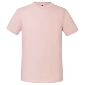 Fruit of the Loom Heren Iconic 195 Premium Ringspun Katoen T-Shirt (Poederroos)
