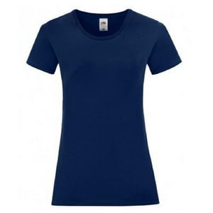 Fruit of the Loom Dames/dames Iconisch 150 T-Shirt (Marine)