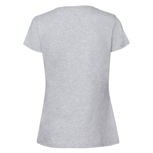 Fruit of the Loom Dames/Dames Iconic 195 Premium Heather T-Shirt (Grijs)