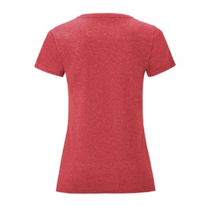 Fruit of the Loom Dames/dames Iconic Heather T-shirt (Heide Rood)