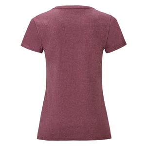 Fruit of the Loom Dames/dames Iconic Heather T-shirt (Heide Bourgogne)