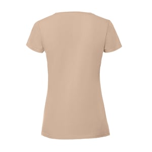 Fruit of the Loom Dames/Dames Iconic 195 Premium Ringspun Katoenen T-Shirt (Woestijnzand)
