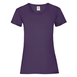 Fruit of the Loom Dames/Dames Valueweight T-Shirt (Paars)