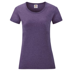 Fruit of the Loom Dames/Dames Valueweight T-Shirt (Heide Paars)