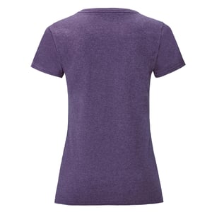 Fruit of the Loom Dames/dames Iconic Heather T-shirt (Heide Paars)