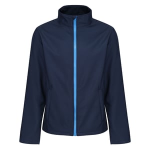 Regatta Heren Ablaze Printable Soft Shell Jas (Marine / Frans Blauw)