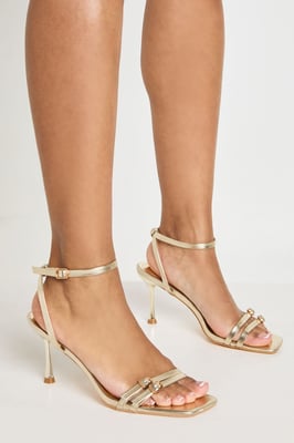 Wide Fit Strappy 2 Part Buckle Heels