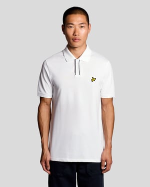 Polo Shirt met Tipped Placket