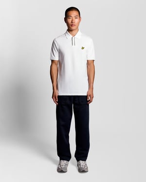Polo Shirt met Tipped Placket