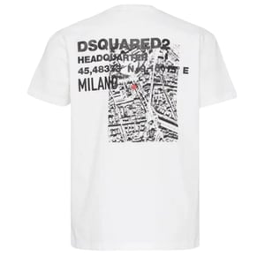 Dsquared2 Cool Fit Headquarters White T-shirt