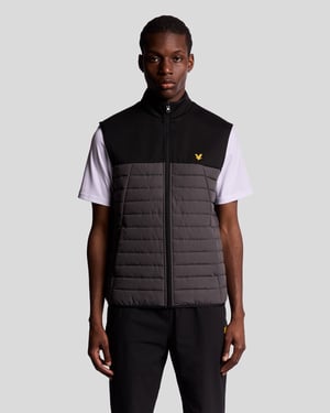Sport hybride fleece gilet