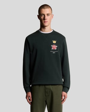 Pub Graphic Crew Neck Sweatshirt
