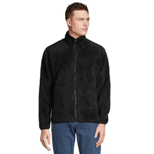 SOLS Unisex Vuxen Helzip Fleecejacka (Svart)