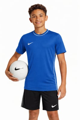 Kids Park Dri-fit T Shirt Training Jersey in Blue